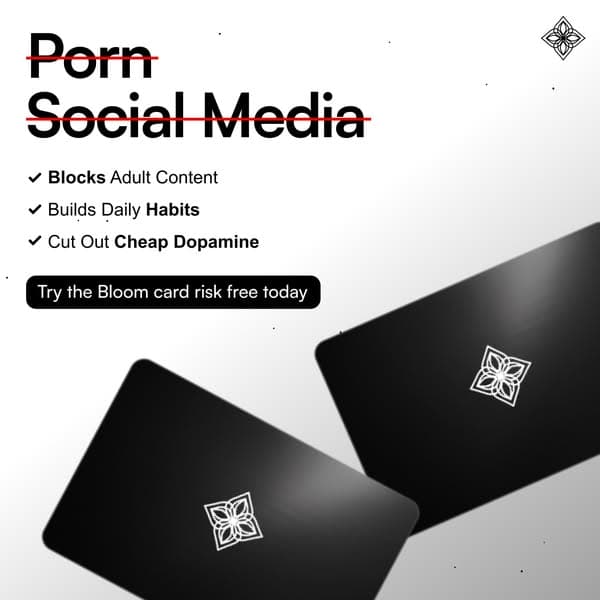 Bloom ad creative, a direct adult-content-blocking angle